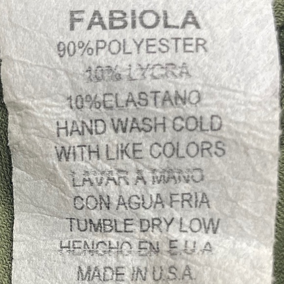 Women’s 3X-Large Fabiola Green Sequins Pattern Top - Picture 11 of 13